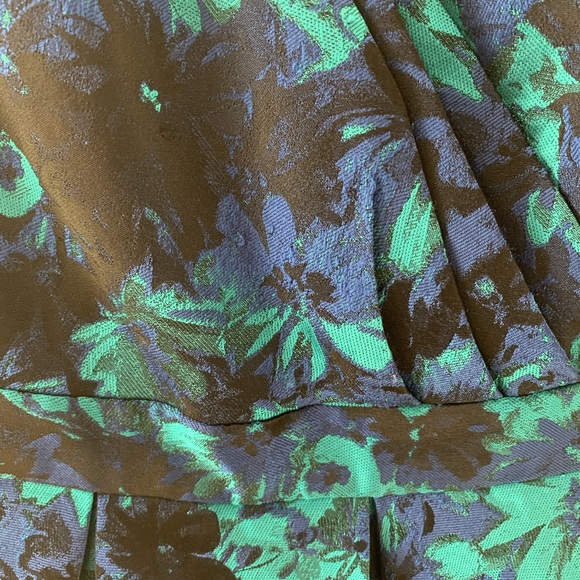 Carmen Marco Valvo A-Line V-Neck Dress sz 2 - Picture 4 of 8